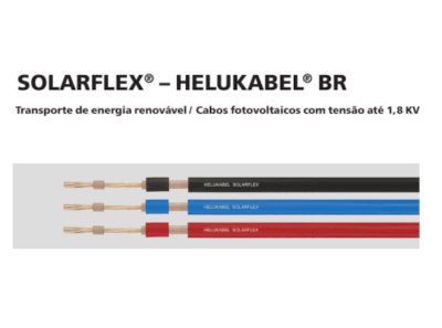 Cabos fotovoltaicos com tensão até 1,8 KV – SOLARFLEX®